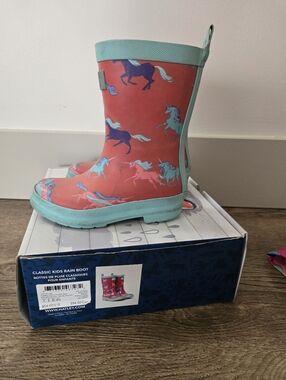 Hatley Unicorn Rain Boots Toddler Size 9 Girls Rubber Boots